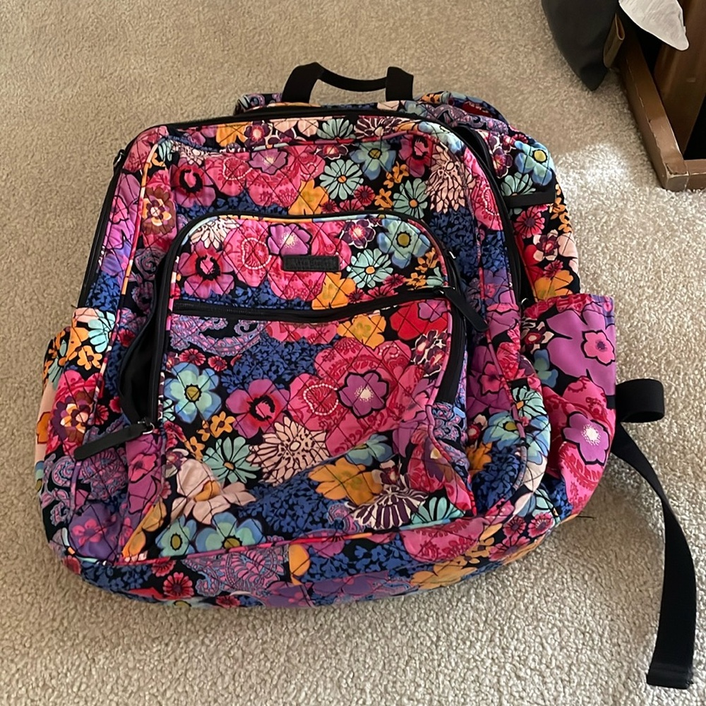 Vera Bradley laptop backpack. Gently used.